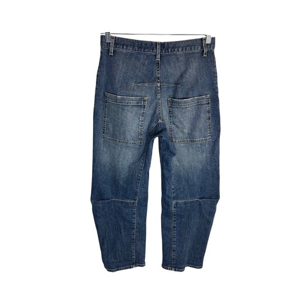 NILI LOTAN Emerson Mid-Rise Barrel-Leg Jeans-sz 25 - Picture 11 of 12